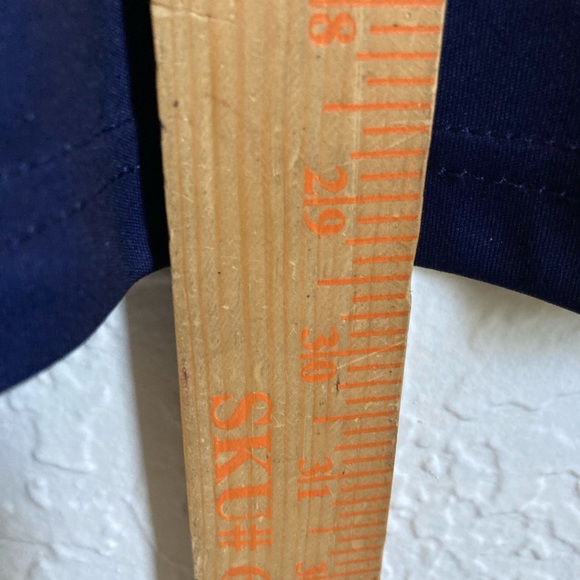 PGA TOUR Men's Performance Golf Polo Shirt Navy Blue Large Athletic Fit - Picture 8 of 10